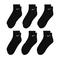 Nike Everyday Cushioned Unisex Adult Multi-Pack Pair Quarter Ankle Socks