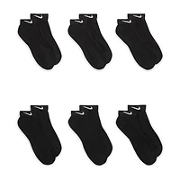 Nike Everyday Cushioned Unisex Adult Multi-Pack 6 Pair Low Cut Socks