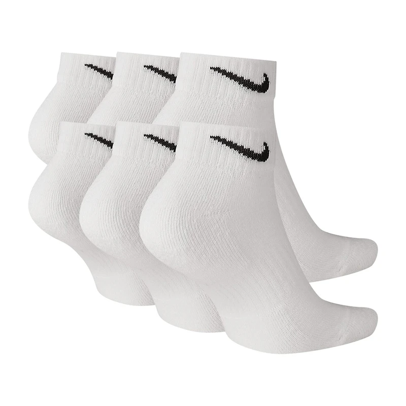 Nike Everyday Cushioned Unisex Adult Multi-Pack 6 Pair Low Cut Socks