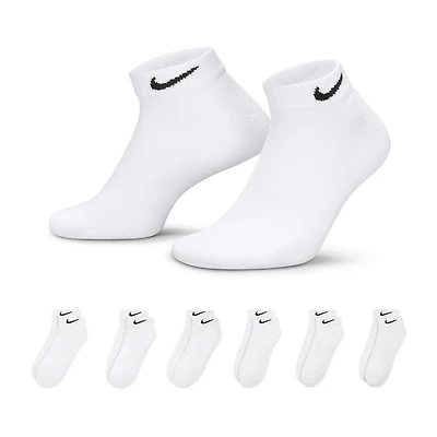 Nike Everyday Cushioned Unisex Adult Multi-Pack 6 Pair Low Cut Socks