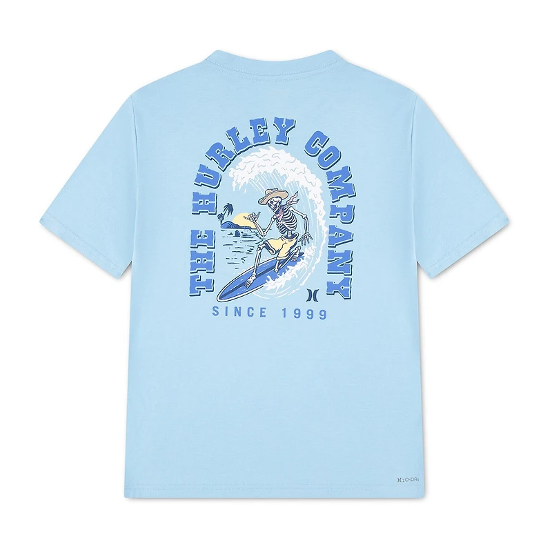 Hurley Big Kid Boys Crew Neck Short Sleeve Regular Fit Graphic T-Shirt