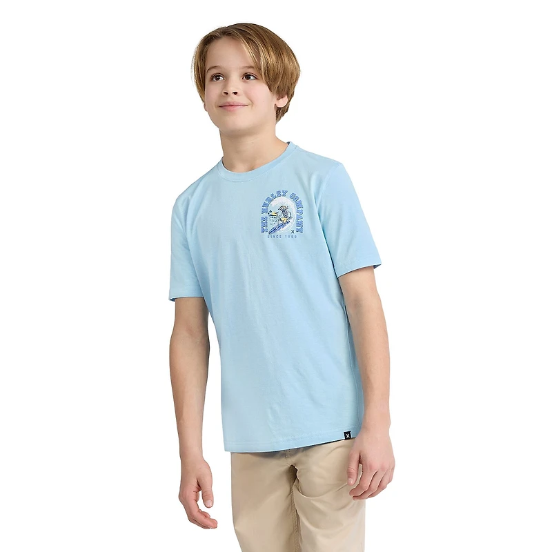 Hurley Big Kid Boys Crew Neck Short Sleeve Regular Fit Graphic T-Shirt