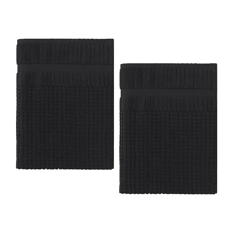 Home Weavers Inc Willow Collection 100% Cotton Zero Twist 2-pc. Quick Dry Bath Towel Set