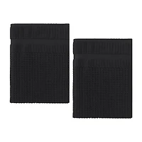 Home Weavers Inc Willow Collection 100% Cotton Zero Twist 2-pc. Quick Dry Bath Towel Set