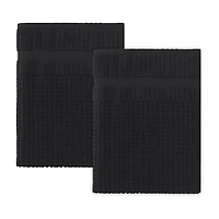 Home Weavers Inc Willow Collection 100% Cotton Zero Twist 2-pc. Quick Dry Bath Towel Set