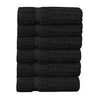Home Weavers Inc Willow Collection 100% Cotton Zero Twist -pc. Quick Dry Bath Towel Set