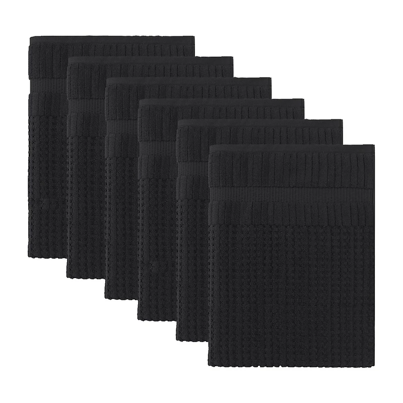 Home Weavers Inc Willow Collection 100% Cotton Zero Twist -pc. Quick Dry Bath Towel Set
