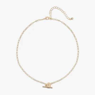 Bijoux Bar Womens Heart 16 Inch Pendant Necklace