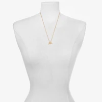 Bijoux Bar Delicates Womens Heart 16 Inch Pendant Necklace