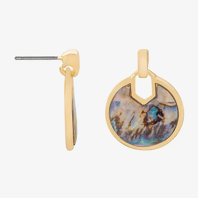 Bijoux Bar Womens Round Drop Earrings