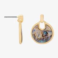 Bijoux Bar Delicates Womens Round Drop Earrings