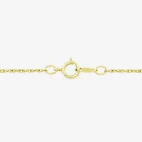 Womens Lab Created Red Ruby 14K Gold Over Silver Cushion 18 Inch Pendant Necklace