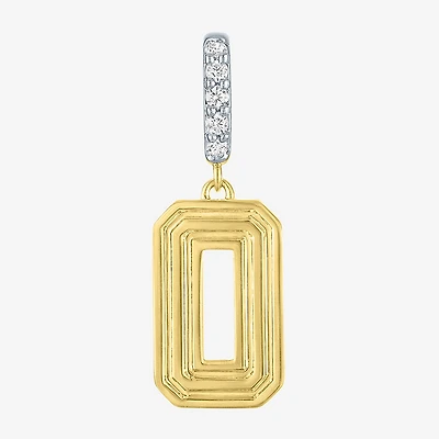 Charmed by Diamond Addiction Number (G-H / Si2-I1) Womens Accent Lab Grown White 14K Gold Over Silver Pendant