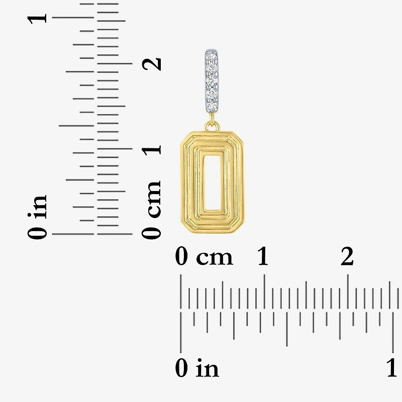 Charmed by Diamond Addiction Number (G-H / Si2-I1) Womens Accent Lab Grown White 14K Gold Over Silver Pendant
