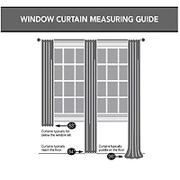 Sweet Home Collection Ruffled Rod Pocket Sheer Single Curtain Panel