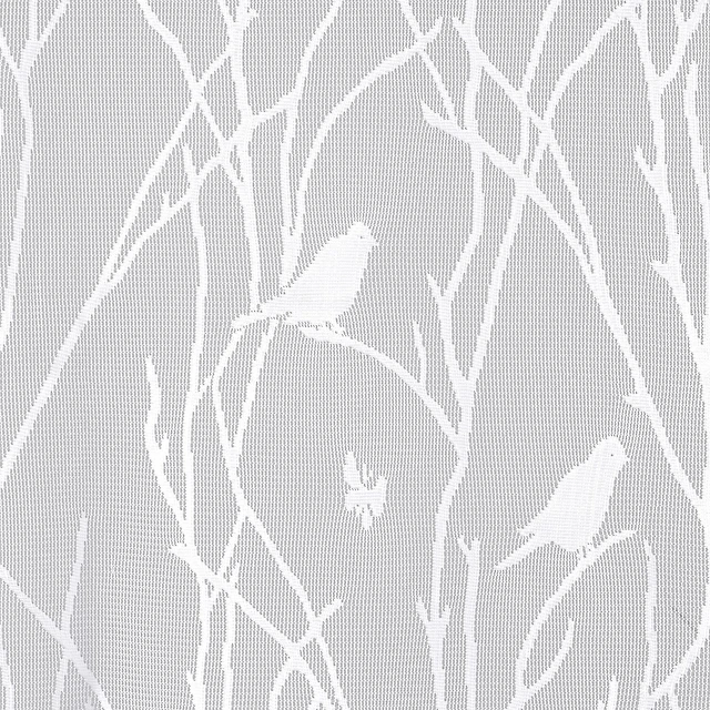 Sweet Home Collection Songbird Rod Pocket Scallop Valance