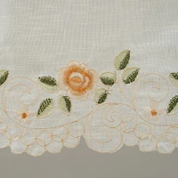 Sweet Home Collection Rosemary 5-pc. Rod Pocket Kitchen Curtains & Drapes Window Set