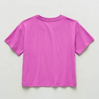 Xersion Little & Big Kid Girls Crew Neck Short Sleeve Regular Fit Graphic T-Shirt