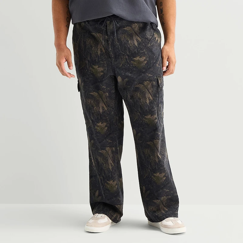 Arizona Mens Loose Fit Big and Tall Cargo Pant