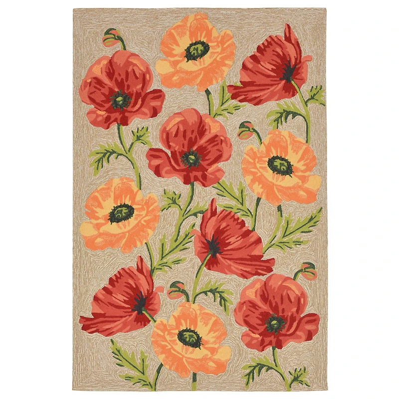 Liora Manne Ravella Icelandic Poppies Runner