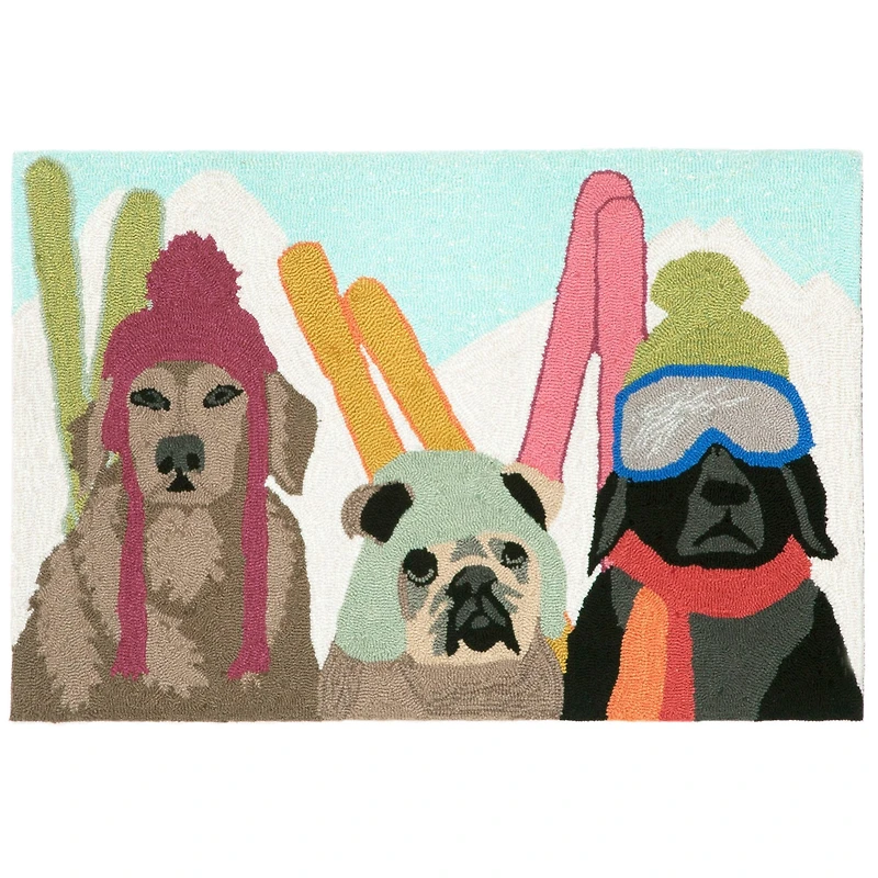 Liora Manne Frontporch Ski Patrol Hand Tufted Rectangular Rugs