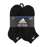 adidas Mens 6 Pair Low Cut Socks