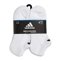 adidas Mens 6 Pair No Show Socks