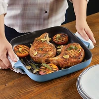 KitchenAid Enameled Cast Iron 11" Square Grill Pan