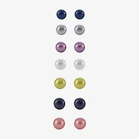 Cultured Freshwater Pearl 7-pr. Stud Earring Set