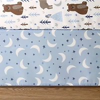 The Peanutshell Under The Stars 3-pc. Crib Bedding Set