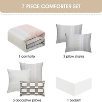 Stratford Park Ziana 7-pc. Lightweight Comforter Set