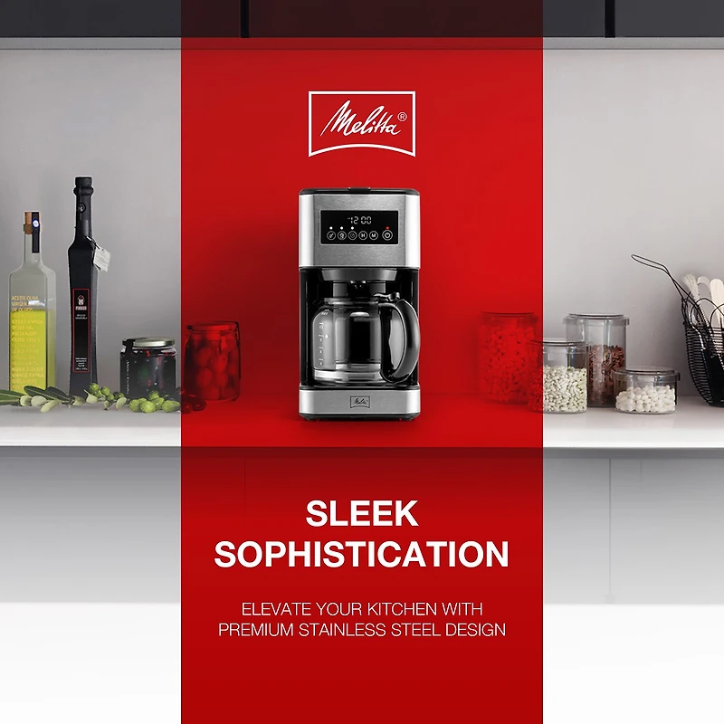 Melitta 12-Cup Hot And Iced Drip Drip Coffee Maker