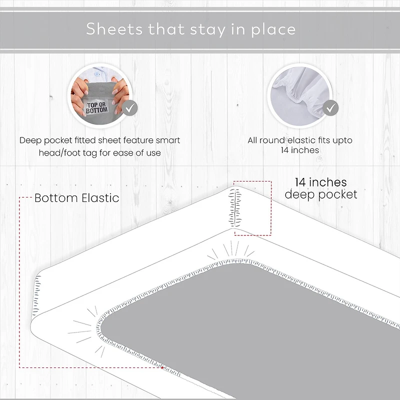 Color Sense Ultrasoft Microfiber Sheet Set