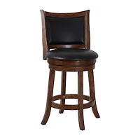 Bristol Counter Height Upholstered Swivel Bar Stool