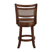 Aberdeen Counter Height Upholstered Swivel Bar Stool