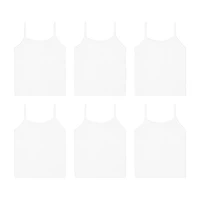 Hanes Toddler Girls U Neck Sleeveless 6 Pack Camisole