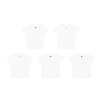 Hanes Boys 5 Pack Short Sleeve Crew Neck Moisture Wicking T-Shirt