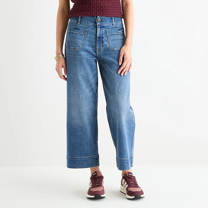 a.n.a Womens Highest Rise Cropped Jean
