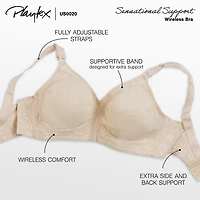 Playtex 18 Hour® Sensational Support Full Coverage Wireless Bra 20/27