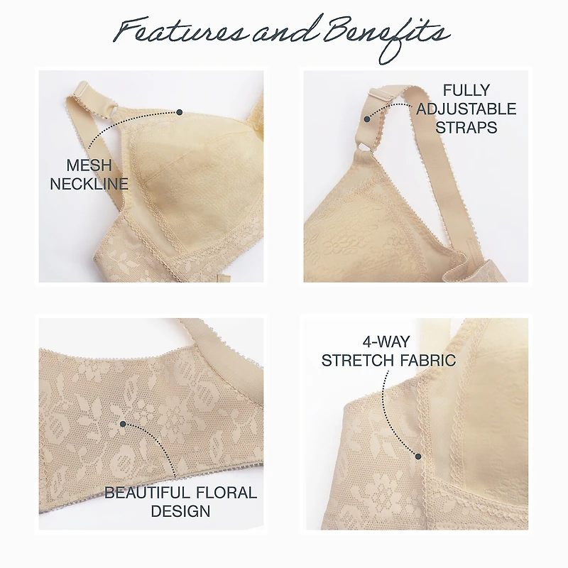 Playtex 18 Hour® Sensational Support Full Coverage Wireless Bra 20/27