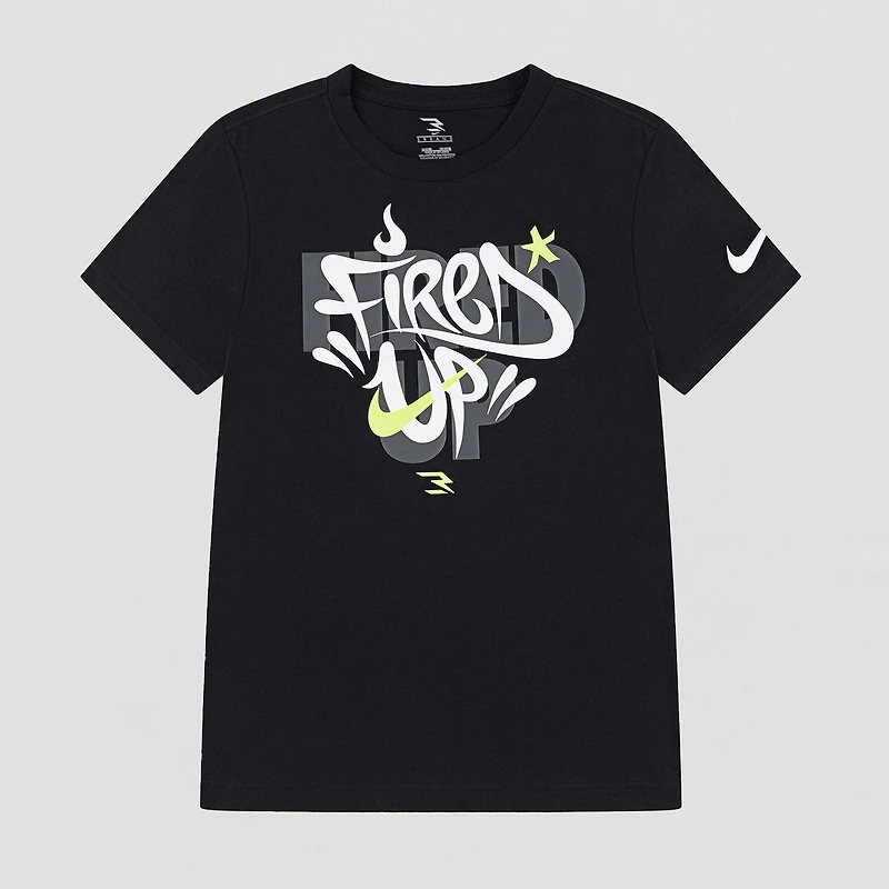 Nike 3BRAND by Russell Wilson Big Kid Boys Crew Neck Short Sleeve Regular Fit Graphic T-Shirt