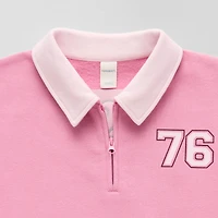 Thereabouts Little & Big Kid Girls Long Sleeve Fleece Casual Quarter-Zip Pullover