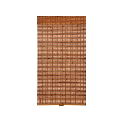 Bamboo Woven Wood Cordless Room Darkening Roman Shade