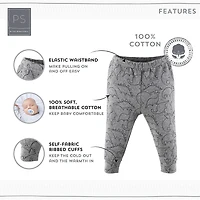 The Peanutshell Baby Boys Tapered Regular Fit Pull-On Pant
