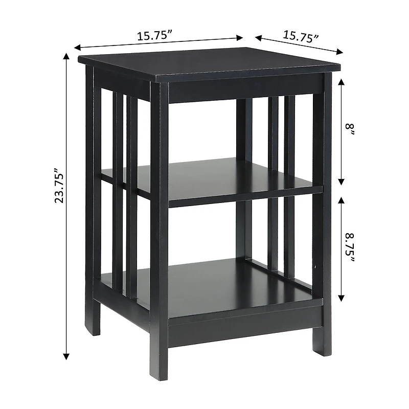 Mission Storage End Table