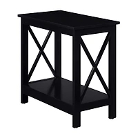 Convenience Concepts Oxford Living Room Collection Storage Chairside Table