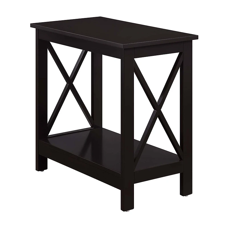Convenience Concepts Oxford Living Room Collection Storage Chairside Table