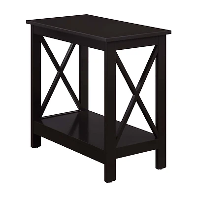 Convenience Concepts Oxford Living Room Collection Storage Chairside Table