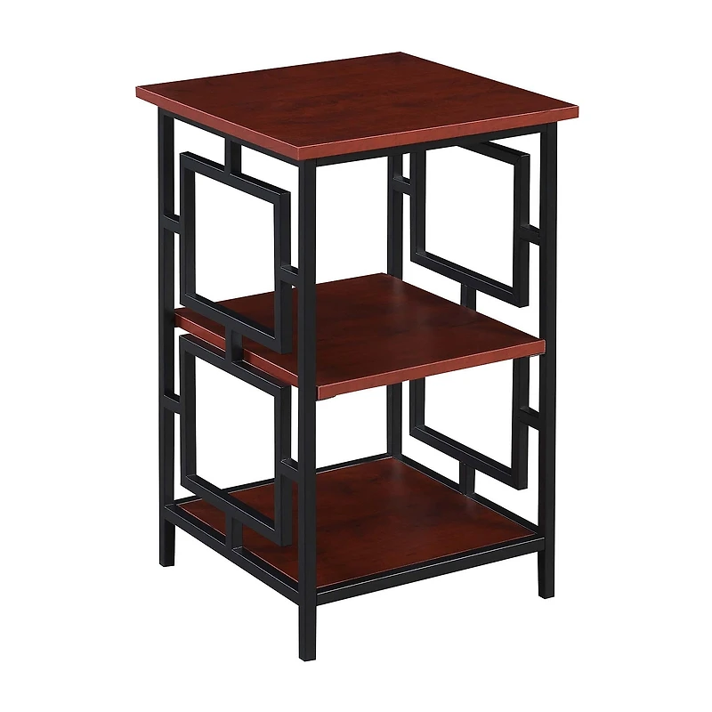 Convenience Concepts Metal Living Room Collection Storage End Table