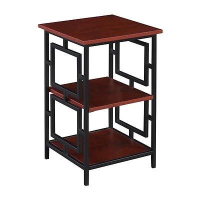 Convenience Concepts Metal Living Room Collection Storage End Table